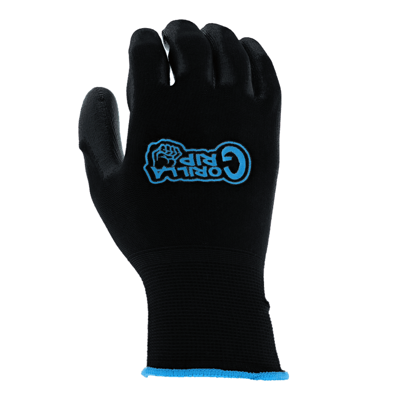 Grease Monkey Gorilla Gripping Men's Gloves — Black, XL