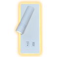 thumbnail image 1 of Aplique LED de Pared, 9W, Luz de Lectura de Cabecera con Puerto de Carga USB, (6W 3000K Blanco Cálido) + (3W 6500K Blanco)Rectángulo Blanco, 1 of 5