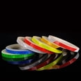 thumbnail image 1 of CRAFTHROU 2 Pcs Bandes Réfléchissantes pour Vélo Bleu Tapetum Lucidum pour Style Réflexion Encastrée, 1 of 1