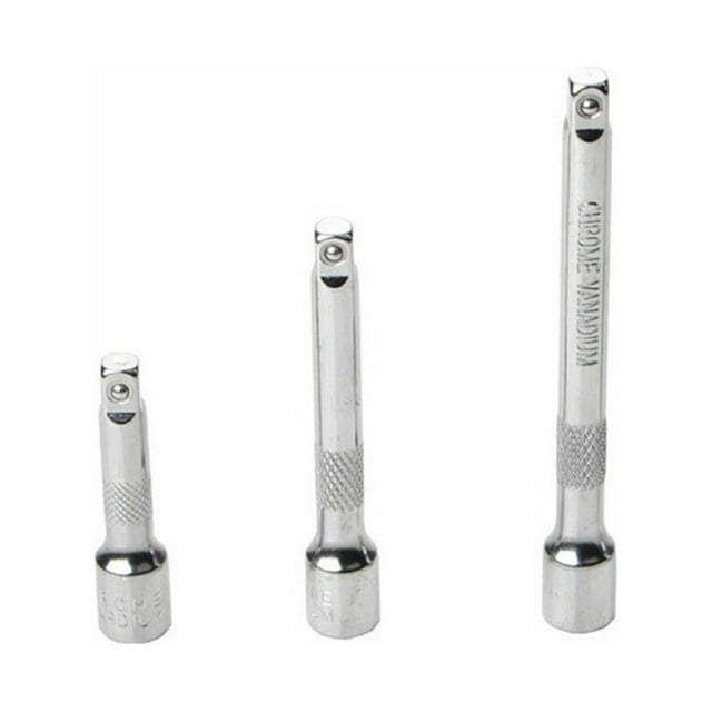 3 Pcs Adaptateur de Barre d'Extension d'Entraînement, Tige de Connexion, Douille, Clé à Cliquet, Rallonge