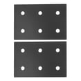thumbnail image 2 of 2 Pcs Plaque de Raccordement de Meubles 6 Trous Plaque de Connexion Plate en Acier Inoxydable 2040, 2 of 8