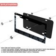thumbnail image 3 of License Plate Frame 1PC Stylish Black Water Reflection Car License Plate Holders with Screws & Caps 6. 3x12. 2inch(16x31cm), 3 of 8