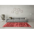 thumbnail image 3 of Ahgly Company Machine Washable Indoor Rectangle Abstract Red Modern Area Rugs, 2' x 3', 3 of 4