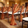 thumbnail image 6 of TACILIP Wedding Decor, 1PC Backrest Of Chair Chair Back Decoration Pearl Chiffon Fabric Beautiful Chiffon Curtain Wedding Hotel Decoration Chair Cover, Home Gifts, 6 of 6