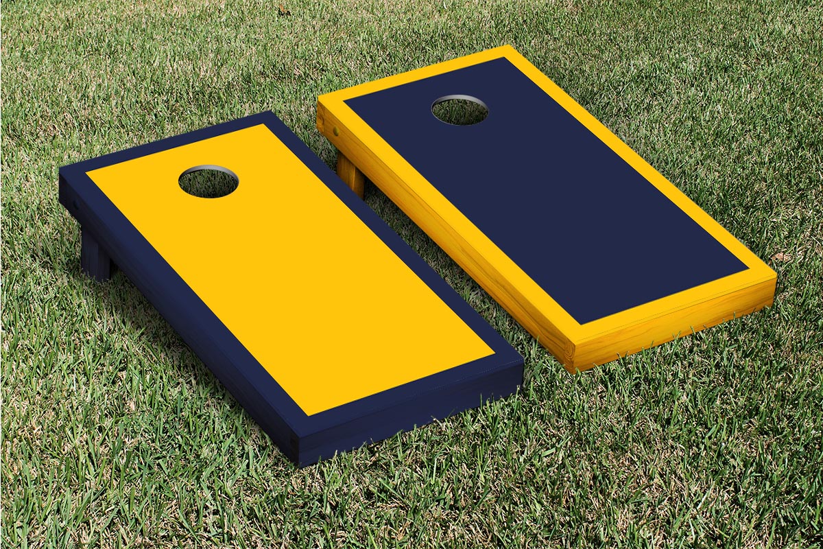 Victory Tailgate Alternating Border Cornhole Bean Bag Toss Game