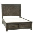 thumbnail image 3 of Thornwood Hills Dark Gray Queen Storage Bed, 3 of 4