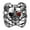 D, variant on Rbaofujie Purity Ring Red Eye Skull Ring Punk Men's Stainless Steel Gothic Biker Jewelry Aura Ring Silver