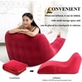 thumbnail image 7 of Inflatable Indoor Living Room Chair, PVC,Foldable Deck Chaise Lounges with Air Pump, Lazy Lounge Sofa for Bedroom Camping Picnic Beach, 7 of 7