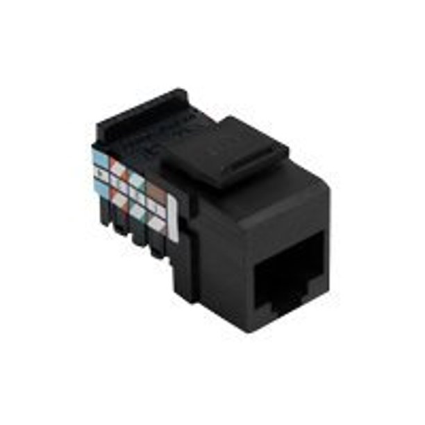 Leviton QuickPort SnapIn Voice Grade Modular insert RJ45 black
