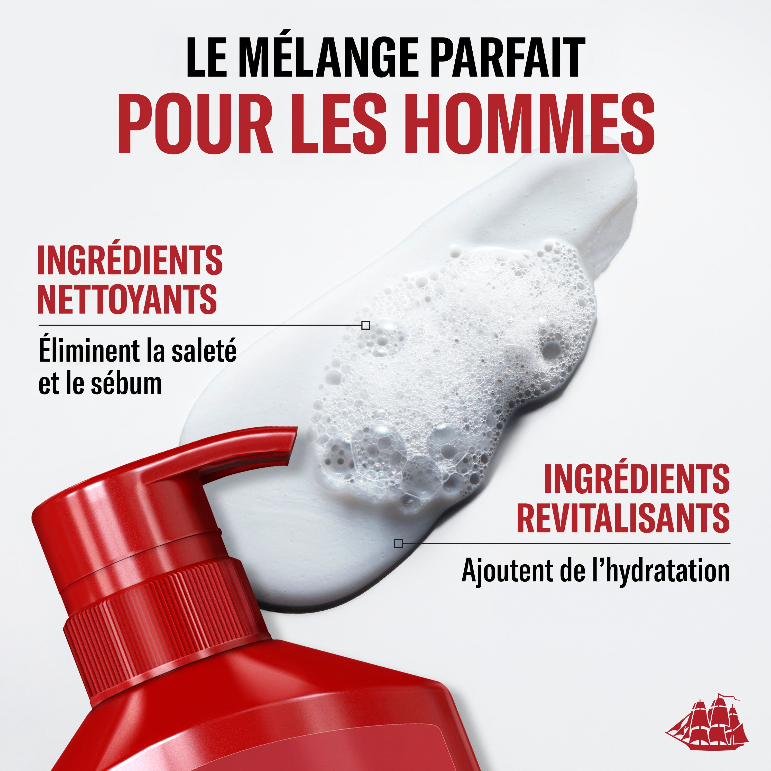 Shampooing et revitalisant 2 en 1 pour hommes Old Spice Relax avec lavande, pour des cheveux épais et sains 650ML