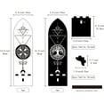 thumbnail image 2 of Set of 2 Boho Wall Candle Holder Shelf Mounted Wooden Detachable Sconces Candlestick Tree of Life Hanging Display Stand for Home Dining Room Bathroom Kitchen Hallway Decor 3.9 x 14.2inch, 2 of 9