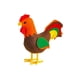 thumbnail image 2 of Juguetes de pollo Cola de fieltro cesta de Pascua rellenos de animales de peluche juguete de regalo para Niños, 2 of 8
