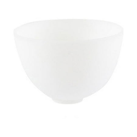 

10.5X7CM Home Use Odorless Anti-drop Silicone Bowl Facial Mask Mixing Bowl Prep Measuring Bowl (M White)