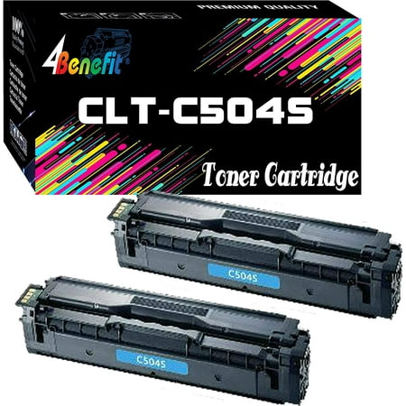 (2-Pack, Cyan) Compatible CLT-C504S CLT-504S C504S Toner Cartridge Used for Samsung Xpress SL-C1860FW SL-C1810W C1860