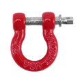 thumbnail image 2 of 8Pcs Red Metal Bumper D-Ring Tow Hook for 1/10 RC Crawler Car -4 Axial SCX10 90046 D90, 2 of 8