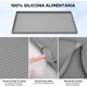 thumbnail image 4 of Tapete para Debajo del Fregadero, Silicona para Debajo del Fregadero de Cocina, Resistente al Agua Protector de Gabinete, Diseño de Borde, Fácil de Limpiar, Gris, 4 of 4
