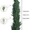 thumbnail image 3 of Real Touch Christmas Garland 9ft, Artificial Norfolk Pine Greenery for Fireplace Mantle, Stairs, Table, Indoor Outdoor Xmas Decor, Holiday Home Decoration, 3 of 6