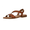 Cognac, variant on Cushionaire Lido Slingback Sandals for Women, Casual Open Toe Slip-On Design with Cushioned Footbed