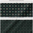 thumbnail image 2 of Soimoi Black Cotton Voile Fabric Geometric Ikat Printed Fabric 1 Yard 42 Inch Wide, 2 of 7