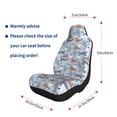 thumbnail image 5 of Salouo Seal Fox Seagull Whales Pattern Car Seat Covers,Universal Car Seat Protectors Easy to Install Car Cover Car Accessories Auto/rucks/Van/SUV-2 PCS, 5 of 9