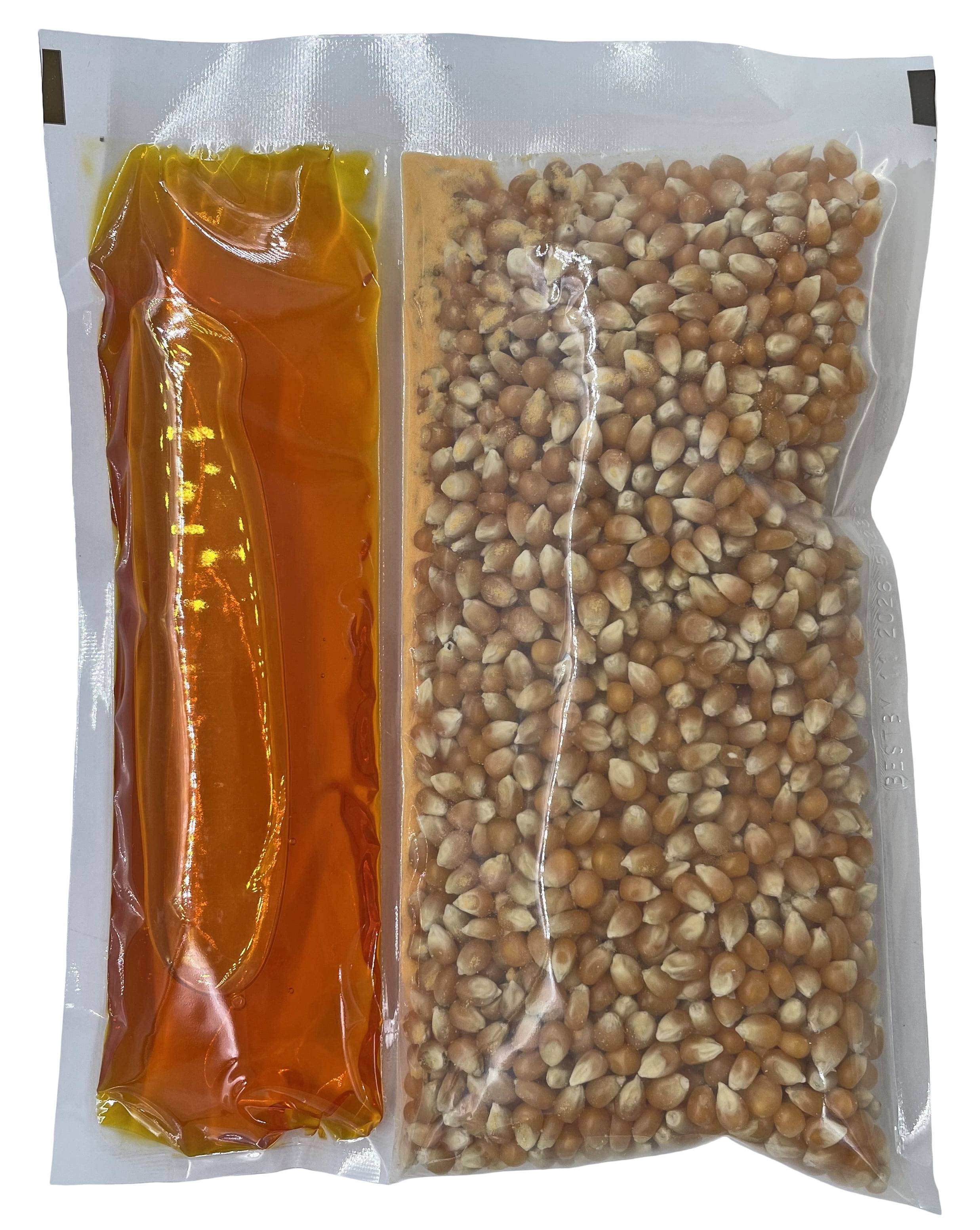 Home Theater All in One Popcorn Kit For 12 oz. Popper | Portion Packets with Kernels, Oil and Flavored Salt | By Bits N Things | Pack of 24