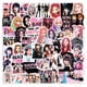 thumbnail image 1 of 50Pcs Estrella Coreana Kpop Negro Rosa/STARY Kids/BTS Idols Cartón Pegatina Para Equipaje Notebook Portátil Casco Calcomanía, 1 of 4