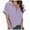 Beige, variant on OSOLU Solid Color Women Short Sleeve Lapel Button Shirt Tops Classic Women Tops Dressy Casual