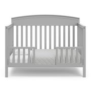 Graco Benton 5-in-1 Convertible Baby Crib, Pebble Gray