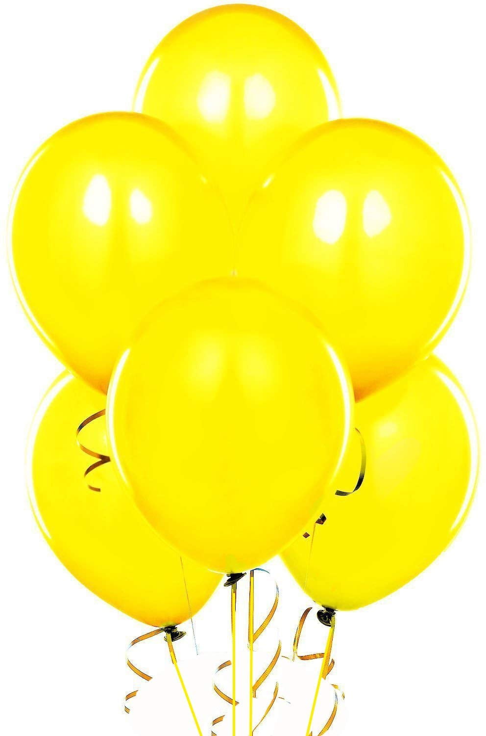 PMU Balloons 11 Inch PartyTEX Premium Yellow Latex Pkg/25 Walmart