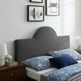 thumbnail image 6 of Dawn Full/Queen Performance Velvet Headboard - Charcoal, 6 of 6
