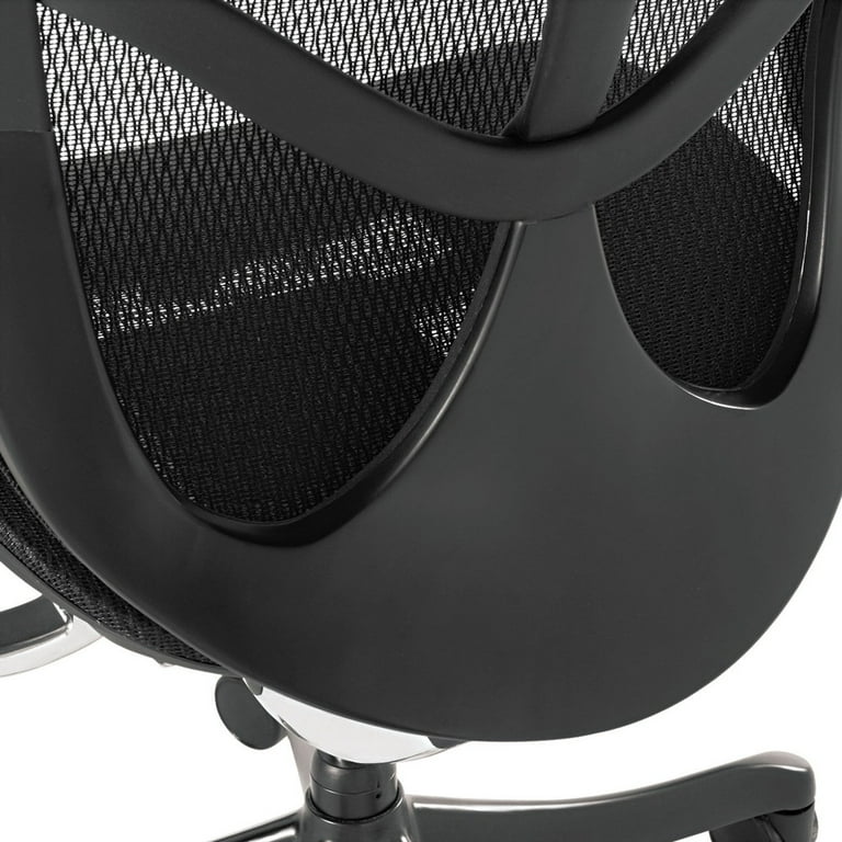 Alera EQ Series Ergonomic Multifunction Mid Back Mesh Chair Supports Up to 250 lb Black