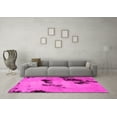 thumbnail image 3 of Ahgly Company Indoor Square Abstract Pink Modern Area Rugs, 6' Square, 3 of 4