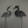 thumbnail image 2 of Gerson Heron Silhouette Cutout Metal Bird Garden Stakes 43 inch (Set Of 2), 2 of 3