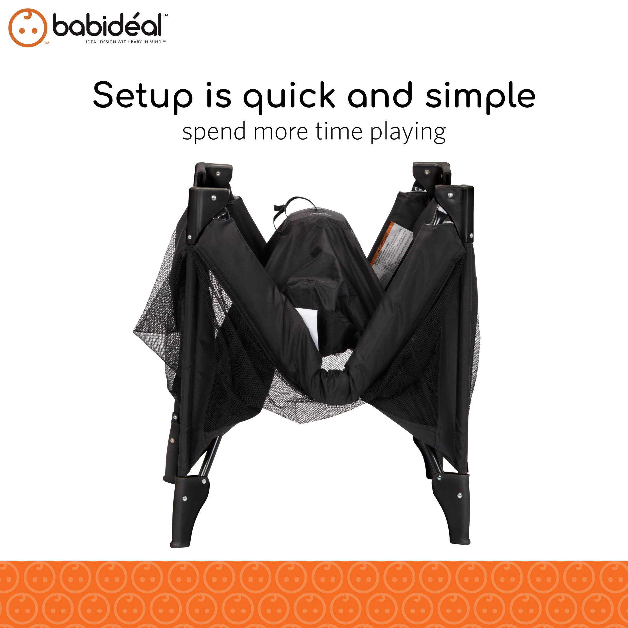 Babideal Portable Playpen For Babies With Mat photo 4