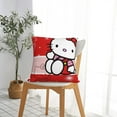thumbnail image 4 of Hello Kitty Pillow Cover, Square Throw Pillow Cases For Couch Sofa Bed Living Room,Home Decorative, 18"X18", 4 of 9