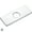 Silver, variant on Luxtrada 6" Faucet Plate Hole Cover Deck Plate Stainless Steel for Sink
