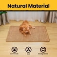 thumbnail image 2 of Almohadilla rascadora para gatos Conlun, sisal natural, 60 x 80 cm, 2 of 9