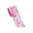 thumbnail image 1 of SIYTUAU 4.5 Yard Easter Egg Bunny Pattern Polyester Ribbon Spring Color For Diy Craft Gift Wrapping Wreath Making, 1 of 7