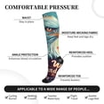 thumbnail image 2 of Pofeuu Western Style Bald Eagle Print Compression Socks for Women & Men Circulation - Best Support for Nurses,Running,Athletic,Sports, 2 of 7