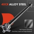 thumbnail image 2 of A-Premium Front Driveshaft Assembly Compatible with BMW E83 X3 2006 L6 2.5L 3.0L, 2 of 9