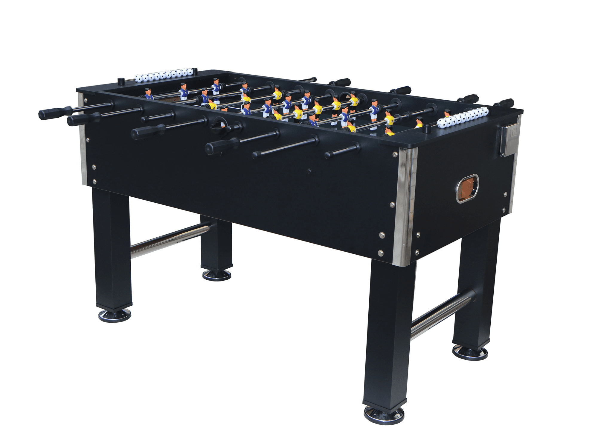 54" Foosball Table for Home - Soccer Football Game Table with Steel Rods & Balls, 54.5" x 29.3" Family Game Table for Kids & Adults, Indoor Sports Entertainment