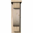 thumbnail image 2 of Ekena Millwork 5 1/2"W x 10"D x 18"H Alpine Smooth Corbel w/Backplate, Douglas Fir, 2 of 9