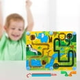 thumbnail image 1 of Laberinto puzzle Educación Rompecabezas Juguetes Laberinto Aprendizaje Juegos de Tablero de Laberinto Salvador Tablero de equilibrio laberinto, 1 of 8