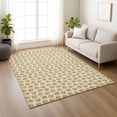 thumbnail image 6 of Addison Rugs Chantille Indoor/Outdoor Transitional Geometric Gold Machine Washable Rectangle Rug, 10' x 14', 6 of 8