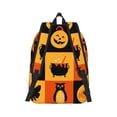 thumbnail image 6 of Rocae Halloween Banner Symbols for Durable Canvas Backpack Leisure Large Bag Travel Rucksack Multi-function Backpack, 6 of 8