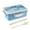 🔥 Light Blue_Hot#1494, variant on Heated Lunch Box with Utensils | Microwave Safe Stackable Food Storage Container | Leakproof Multi-Compartment Design | Includes 1 Box Spoon Chopsticks | BPA-Free | 8.14x5.59x2.87in | Portable Meal