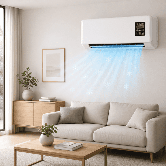 10000 BTU Smart Window Air Conditioner, 3-in-1 AC Unit with Fan & Dehumidifier, Energy Efficient Window AC for Rooms Up to 450 Sq Ft, White