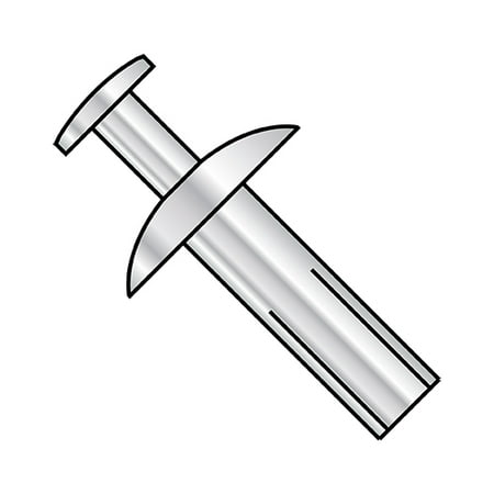 

3/16X1/8 Tamper Proof Brazier Head Aluminum Rivet (Pack Qty 1 000) BC-10125ATA