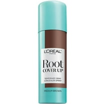 L'Oreal Paris Root Cover Up Temporary Gray Concealer Spray, Medium Brown 2 oz (Pack of 4)