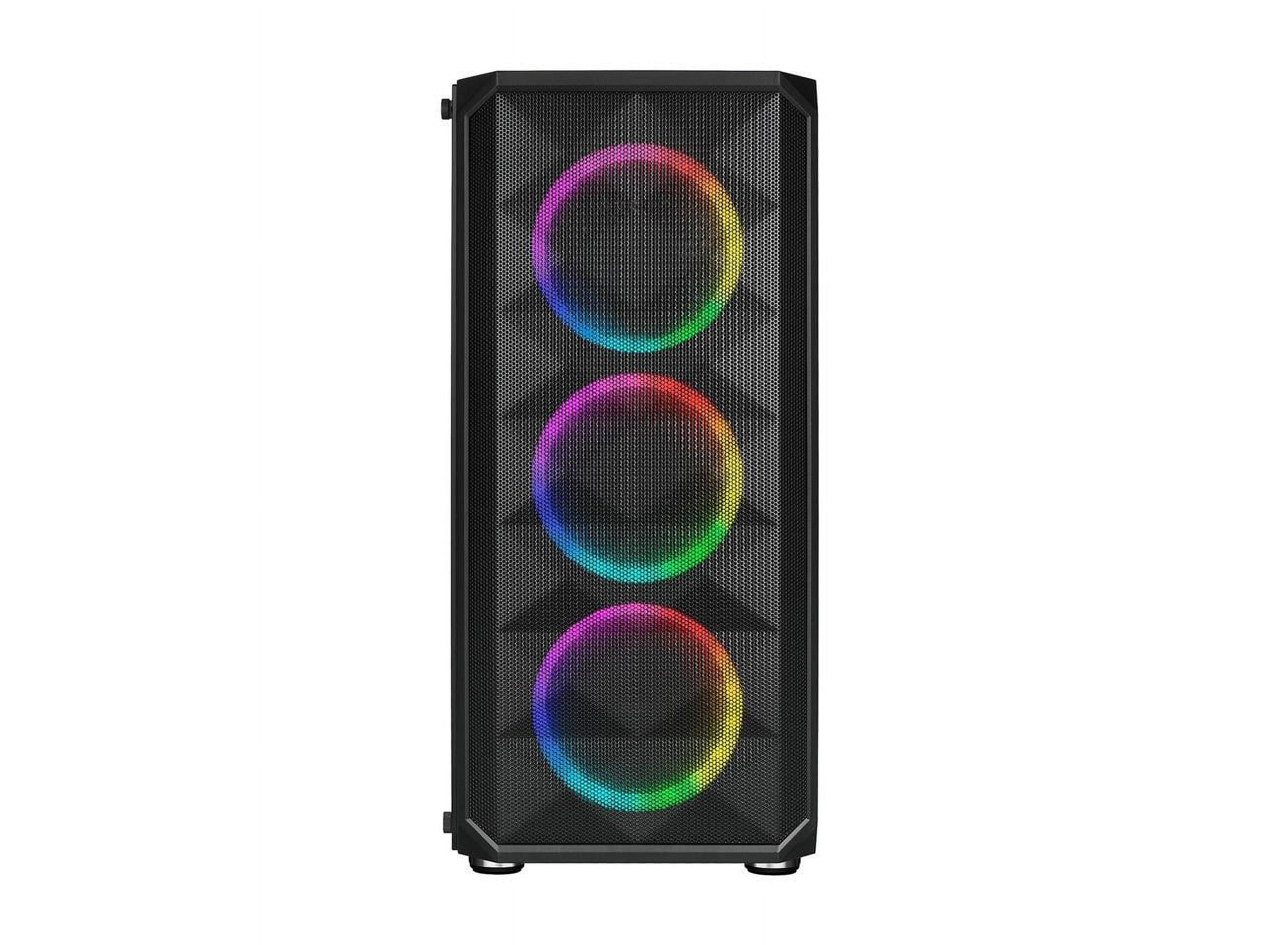 Odyssey Darkus V3 Custom Gaming PC, RGB LED Fans, Intel Core i5 upto 4.1GHz, 16GB DDR4 RAM, 1TB NVMe SSD, GeForce RTX 3050 6GB GDDR6, Wi-Fi, Windows 11 Pro